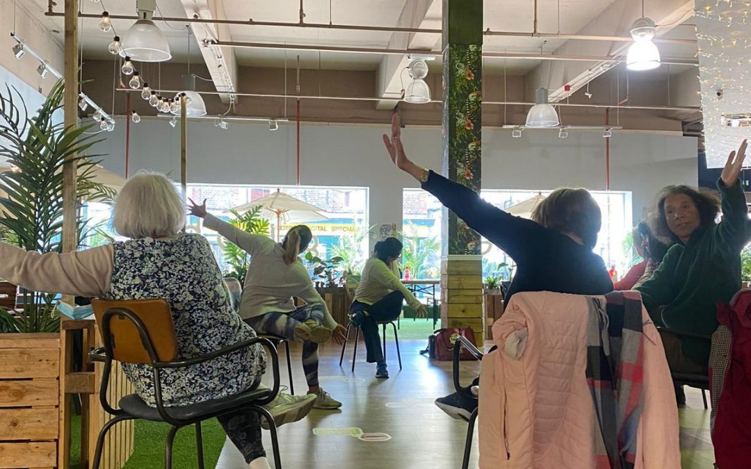 Chair Yoga for All @ The Globe Indoor Garden (FREE)