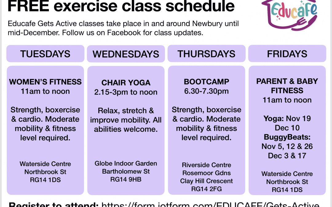 Educafe Gets Active: Free exercise classes