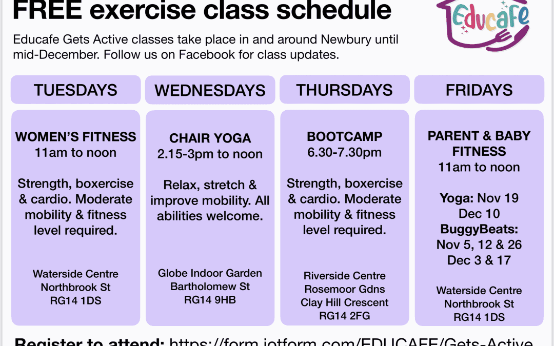 Educafe Gets Active: Free exercise classes