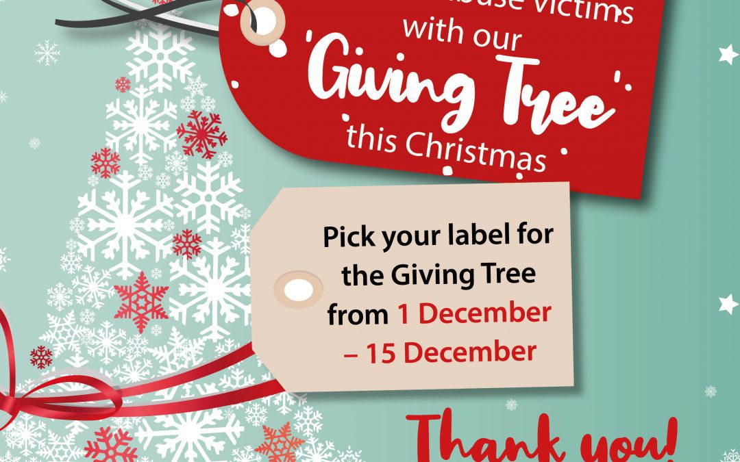 Give to the Giving tree and help wrap up Christmas for those in need